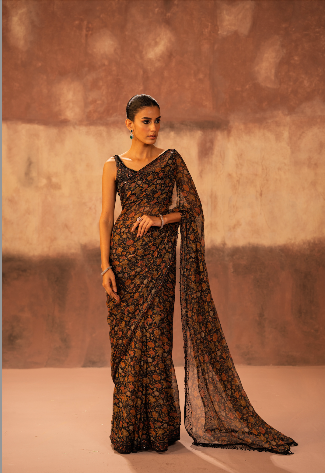 Nargis Stitched Sari
