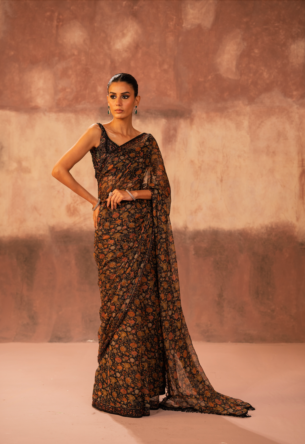 Nargis Stitched Sari