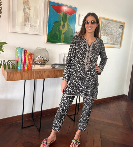 SPOTTED DRESS