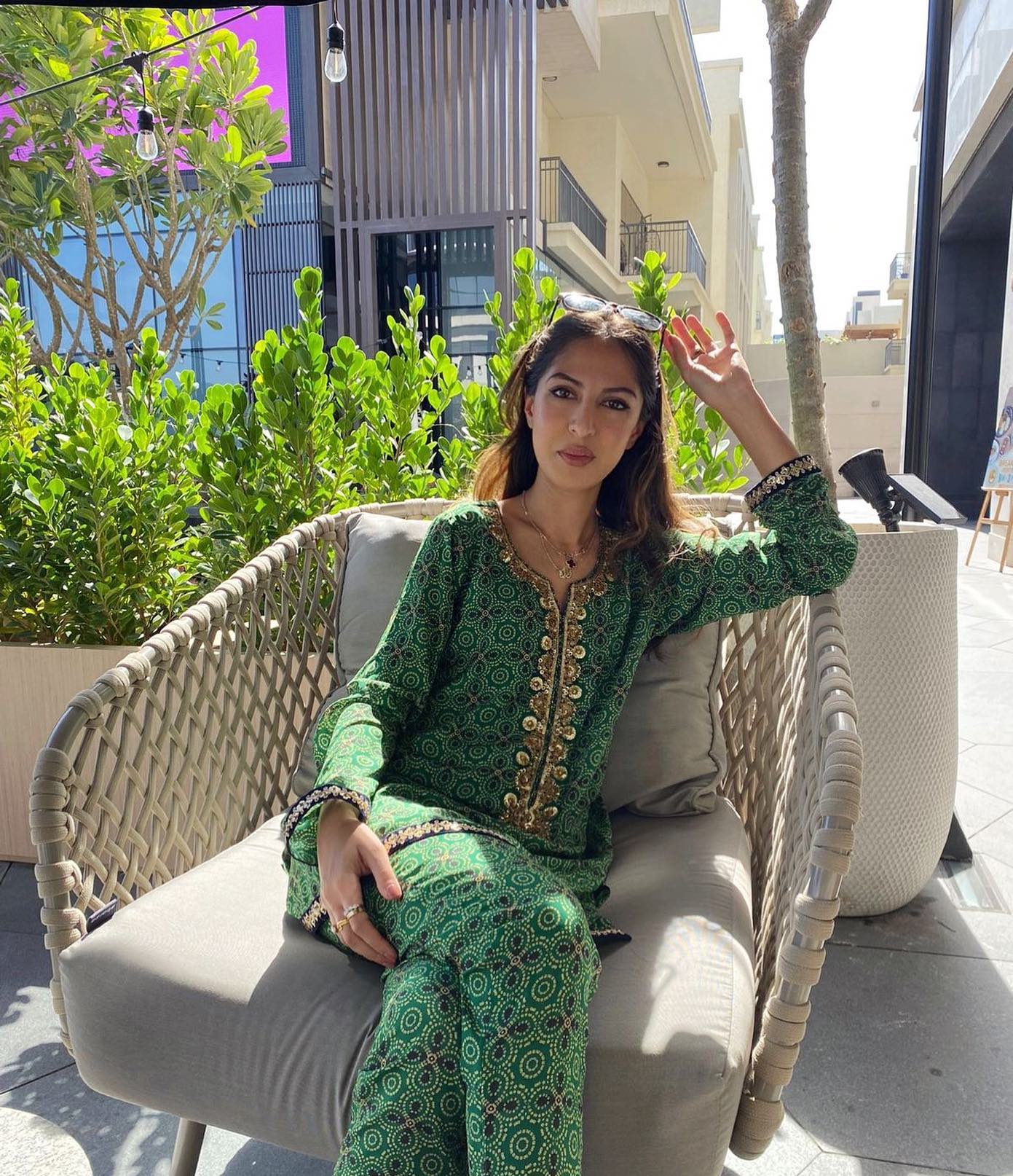 SPOTTED DRESS
