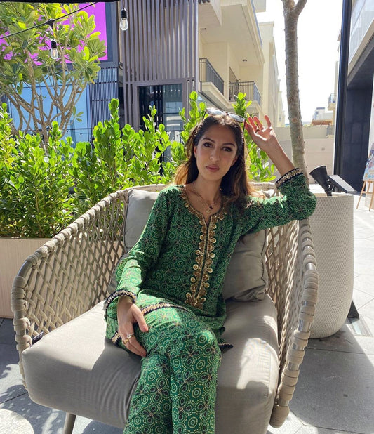 SPOTTED DRESS