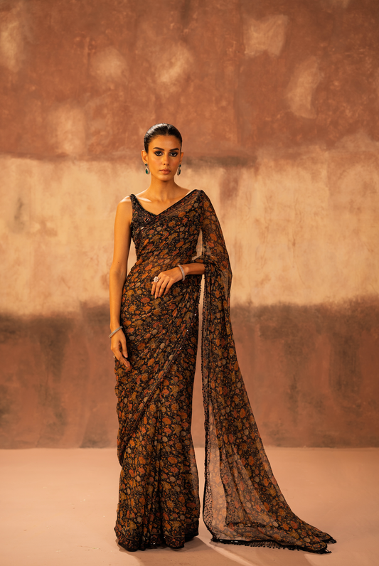 Nargis Stitched Sari